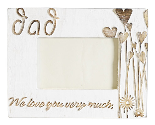 Mango Wood "Family" Photo Frame